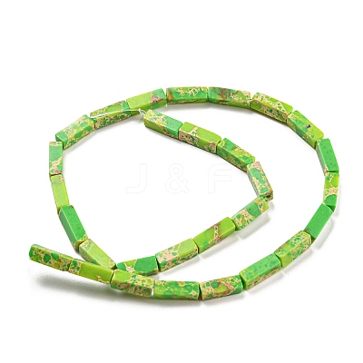 Synthetic Imperial Jasper Dyed Beads Strands G-D077-C01-12-1