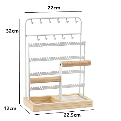 Iron Jewelry Display Rack PW-WG60324-02-1