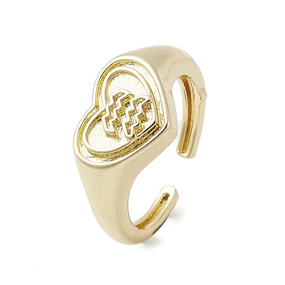 Brass Adjustable Open Rings RJEW-K257-86G-11-1
