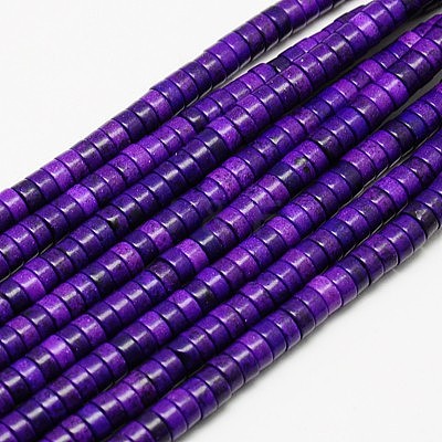 Synthetic Turquoise Beads Strands TURQ-G110-4x2mm-03-1