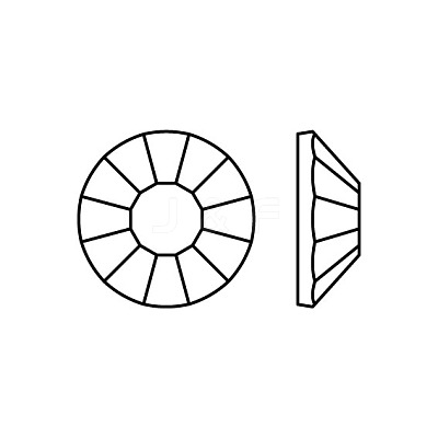Preciosa® Crystal Hotfix Flatback Stones Y-PRC-HSS16-10020-200-1
