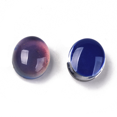 Glass Cabochons GLAA-R218-02-1