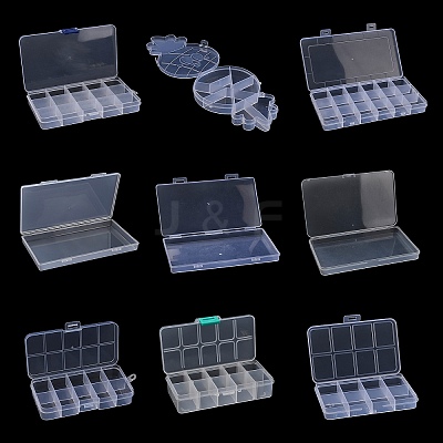 Plastic Grid Bead Containers CON-XCP0002-28-1