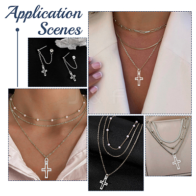 6Pcs 925 Sterling Silver Pendants STER-UN0001-79-1
