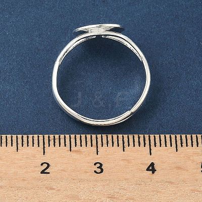 Adjustable Brass Pad Ring Setting KK-K414-05A-S-1