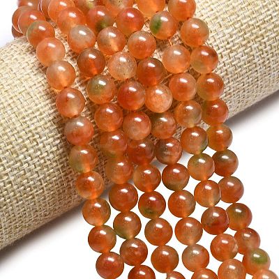 Natural Malaysia Jade Beads Strands G-L645-C01-8mm-29-1