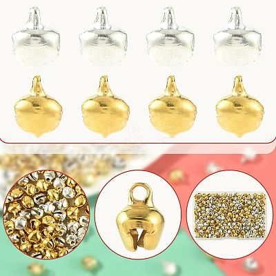 400Pcs Iron Bell Charms IFIN-FS0001-66-1