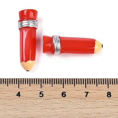 Pencil Resin Cabochons RESI-Q014-06C-1