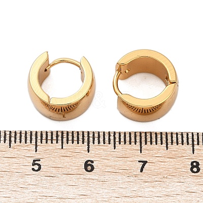 304 Stainless Steel Huggie Hoop Earrings EJEW-L252-035C-G-1