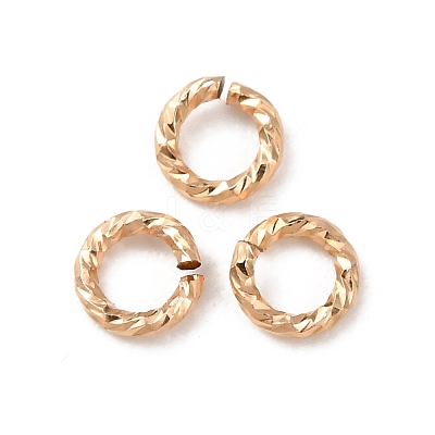 1/20 14K Gold Filled Open Jump Rings KK-Z159-01G-03-1