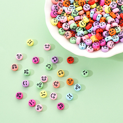 Opaque Acrylic Beads MACR-YW0001-22D-1