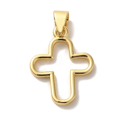 Rack Plating Brass Pendants KK-U027-20G-1