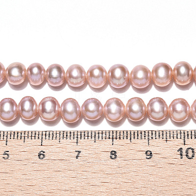 Natural Cultured Freshwater Pearl Beads Strands PEAR-N016-06C-02-1