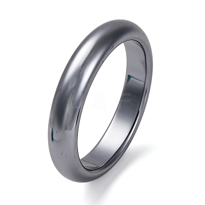 Natural Terahertz Stone Bangles BJEW-H619-01B-1