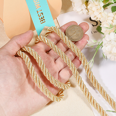 2Pcs 2 Colors Polyester Twisted Cord DIY-CA00001-1