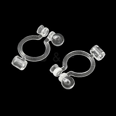 Silicone Clip-on Earring Findings SIL-D300-01-1