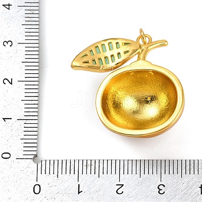 Brass Enamel Pendants KK-K405-01D-G-1