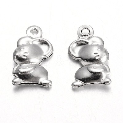 Tarnish Resistant 316L Surgical Stainless Steel Charms STAS-M225-04-1