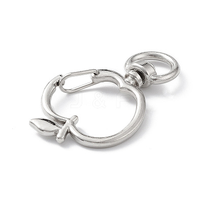 Apple Alloy Swivel Clasps FIND-L012-02P-1