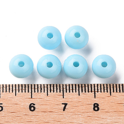 Opaque Acrylic Beads MACR-S370-C8mm-A07-1