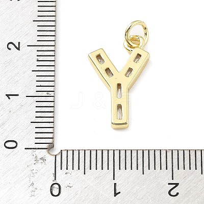 Brass Micro Pave Cubic Zirconia Pendants KK-V014-01G-25-1