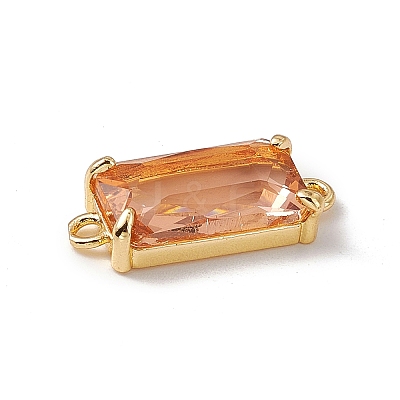 Transparent K9 Glass Connector Charms GLAA-A005-11LG-1