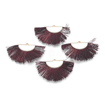 Nylon Tassel Pendants KK-F755-28G-06-NF-1