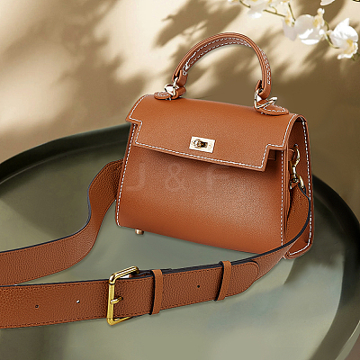 Adjustable Cowhide Bag Straps DIY-WH0304-694A-1