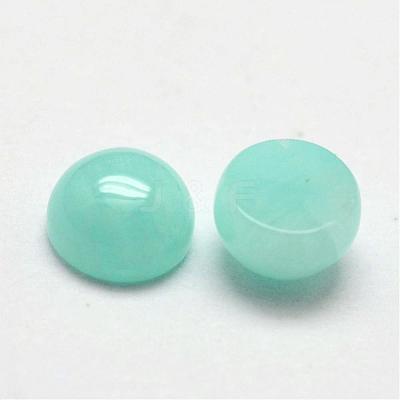 Dome/Half Round Natural Amazonite Cabochons G-O146-02A-1