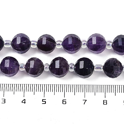 Natural Amethyst Beads Strands G-G182-B50-05-1