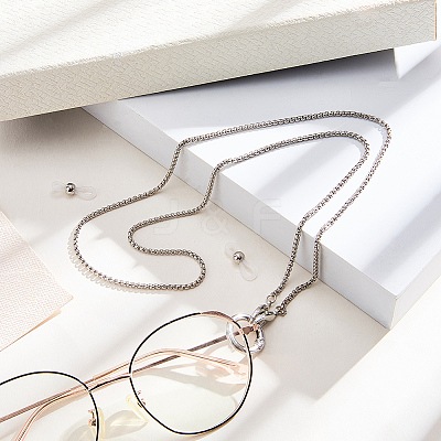 Iron Eyeglass Chains AJEW-CN0006-72P-1