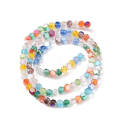 Electroplate Glass Beads EGLA-P056-01F-1