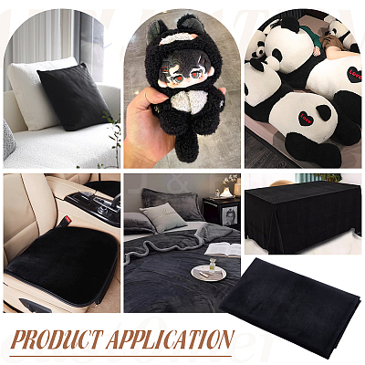 Polyester Plush Fabric DIY-WH0504-296B-1