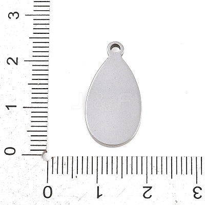 304 Stainless Steel Pendant Cabochon Settings STAS-D264-08E-P-1