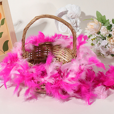 Turkey Feather Ornament Accessories FIND-WH20012-43E-1