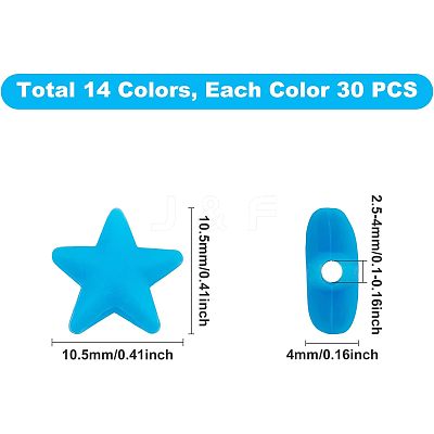 Star PVC Plastic Cord Lock for Mouth Cover KY-FH0001-05-1