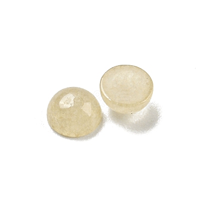 Natural White Jade Dyed Cabochons G-H309-03-19-1