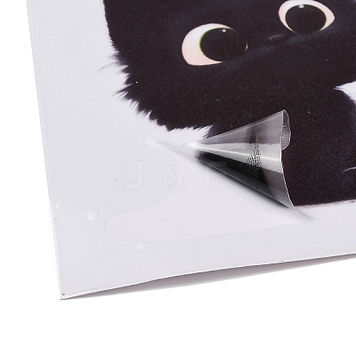 Animals PVC Waterproof Self Adhesive Stickers STIC-K001-04E-1