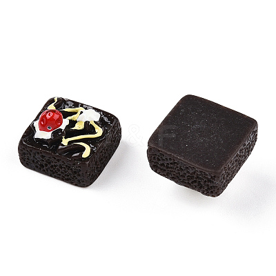 Square Cake Resin Decoden Cabochons CRES-R183-21B-1