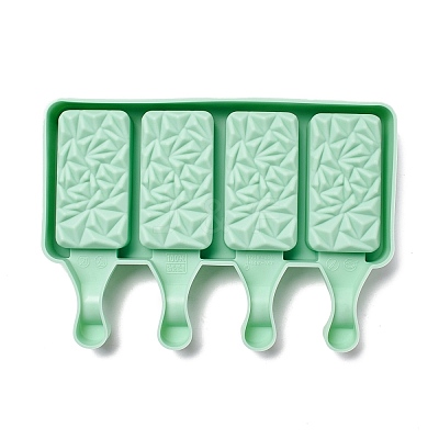 Food Grade DIY Rectangle Ice-cream Silicone Molds DIY-D062-06A-1