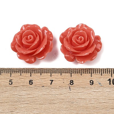 Dyed Synthetic Coral Carved Beads CORA-Z001-01A-02-1
