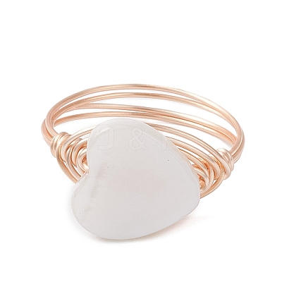 Natural Shell Finger Rings RJEW-TA00227-02-1