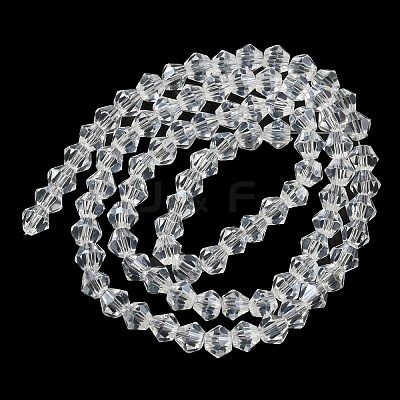Transparent Electroplate Glass Beads Strands EGLA-A039-T3mm-A13-1