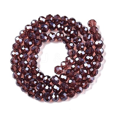 Electroplate Glass Beads Strands EGLA-A044-T6mm-A13-1