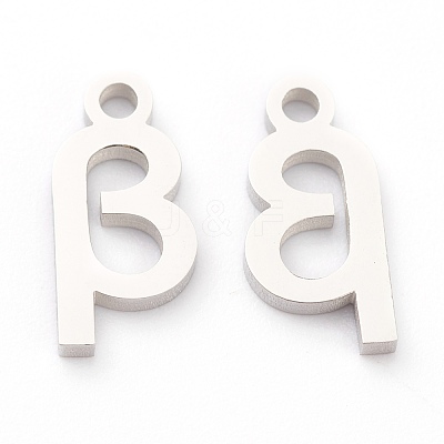 Non-Tarnish 304 Stainless Steel Charms STAS-G244-01B-1