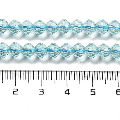 Transparent Glass Beads Strands GLAA-A014-03E-1