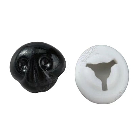 Plastic Dog Safety Craft Noses FIND-WH0002-08E-1