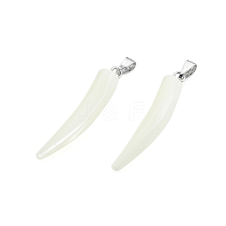 Natural Trochid Shell/Trochus Shell Pendants SSHEL-G024-04A-1