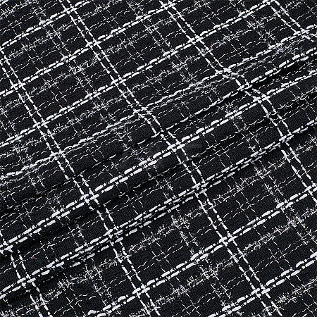 Tartan Chemical Fiber Fabric DIY-WH0591-521B-1