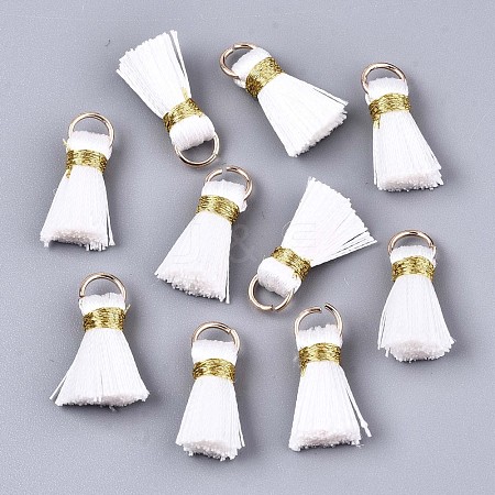 Handmade Polycotton(Polyester Cotton) Tassel Decorations FIND-R092-09-1